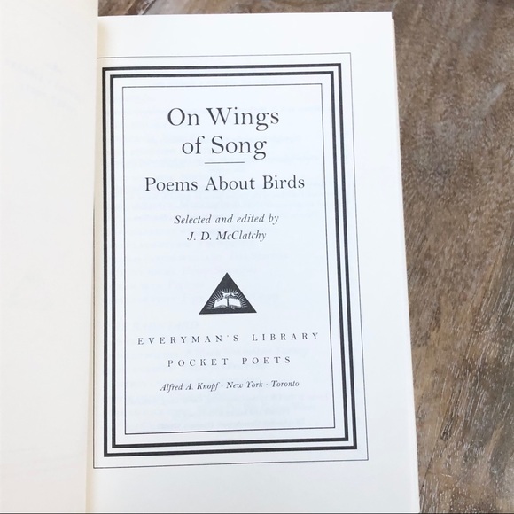 Wings of Song Poems about Birds Pocket Poets Book - Picture 7 of 16